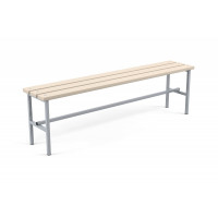 Скамейка 800x430x310 с деревянным сиденьем Скамейка 800x430x310 с деревянным сиденьем